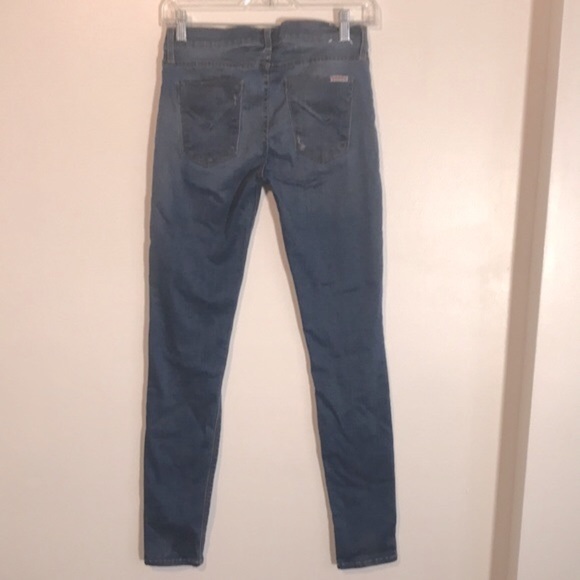 Hudson Krista Super Skinny Jean Distressed ripped mid rise size 27 - Picture 5 of 13